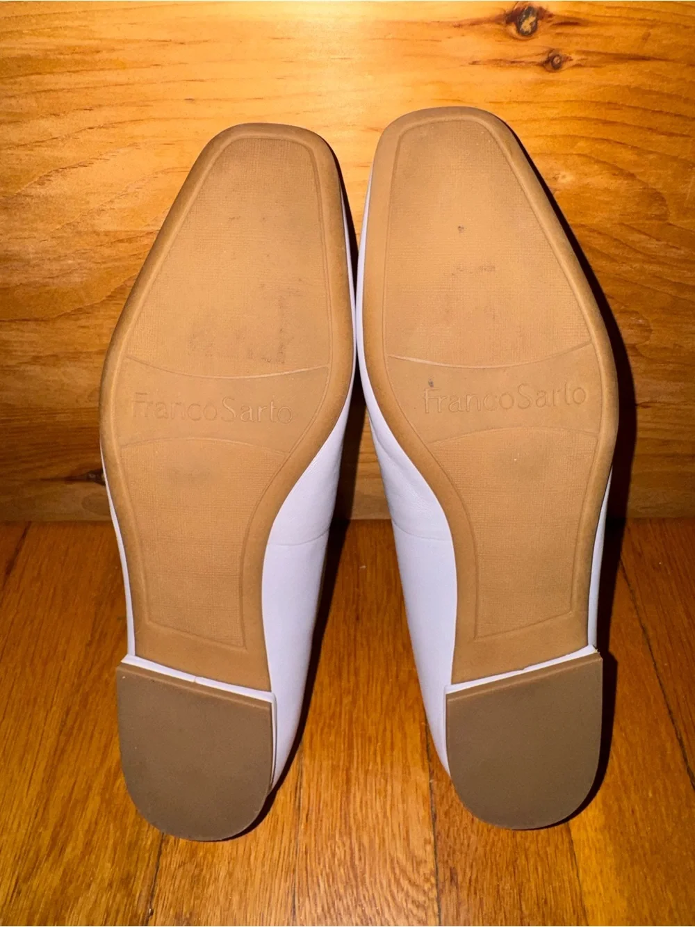 Franco Sarto Leather Vana Soft Lilac Ballet flats